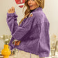 BiBi Football Sequin Embroidery Washed Corduroy Jacket - Brand BiBi