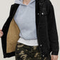 Button Up Collared Neck Long Sleeve Denim Jacket