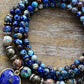 Imperial Stone Heart Three-Layered Bracelet