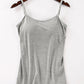 Full Size Scoop Neck Adjustable Strap Cami