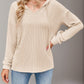Double Take Drawstring Dropped Shoulder Long Sleeve Hoodie