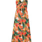 Full Size Twisted Printed V-Neck Cami Dress