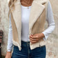 Zip Up Sherpa Vest Coat
