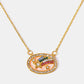 Stars in the Plate Pendant Copper Necklace
