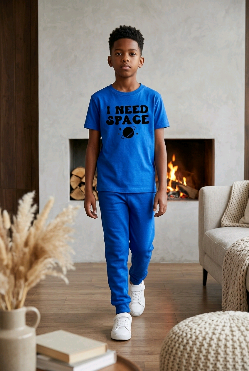 I Need Space Toddler Short Sleeve Crew Neck