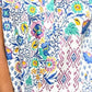 Printed Collared Neck Short Sleeve Blouse
