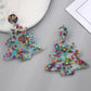 Christmas Tree Acrylic Earrings
