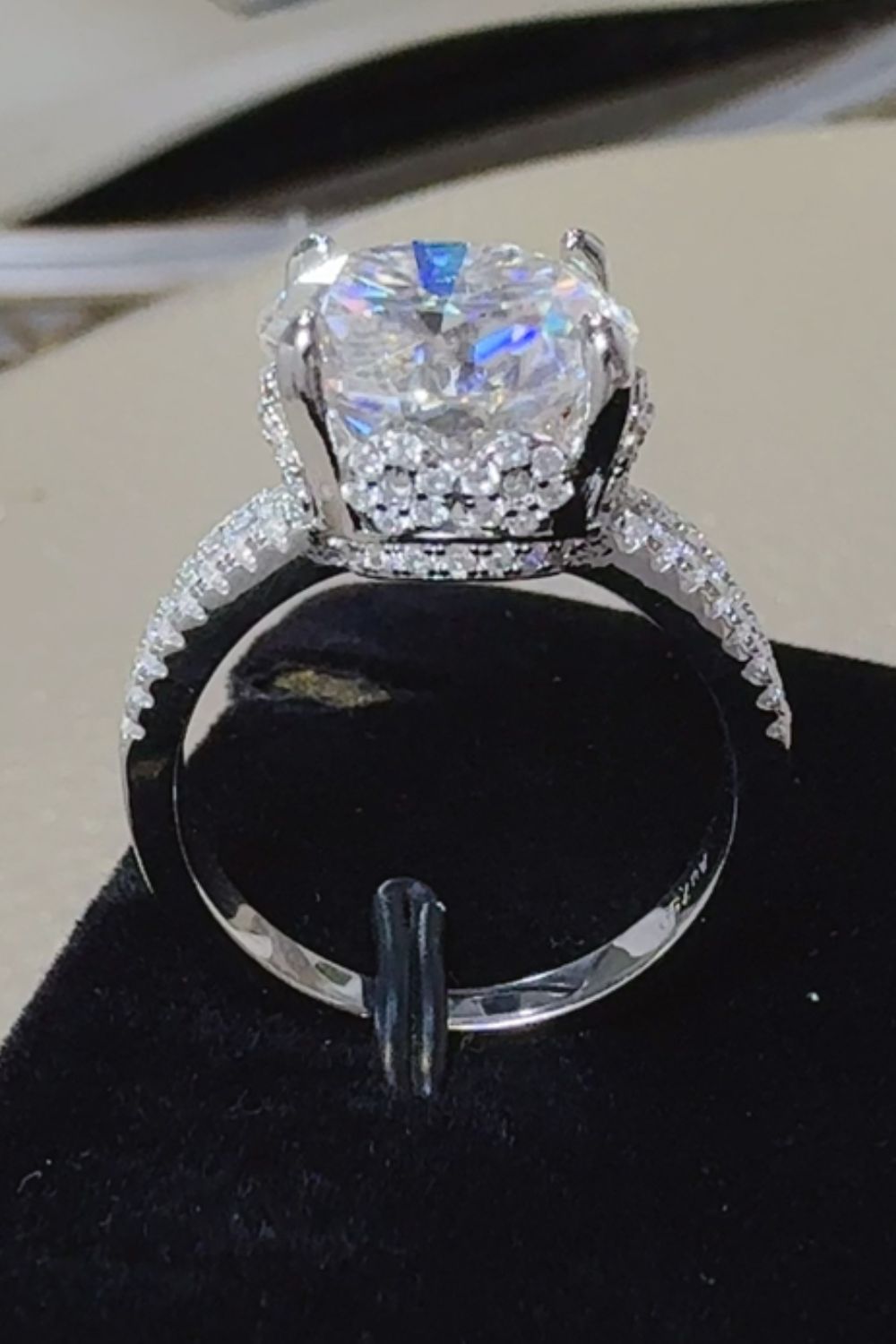 5 Carat Moissanite 925 Sterling Silver Ring