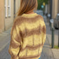 Openwork Round Neck Long Sleeve Sweater