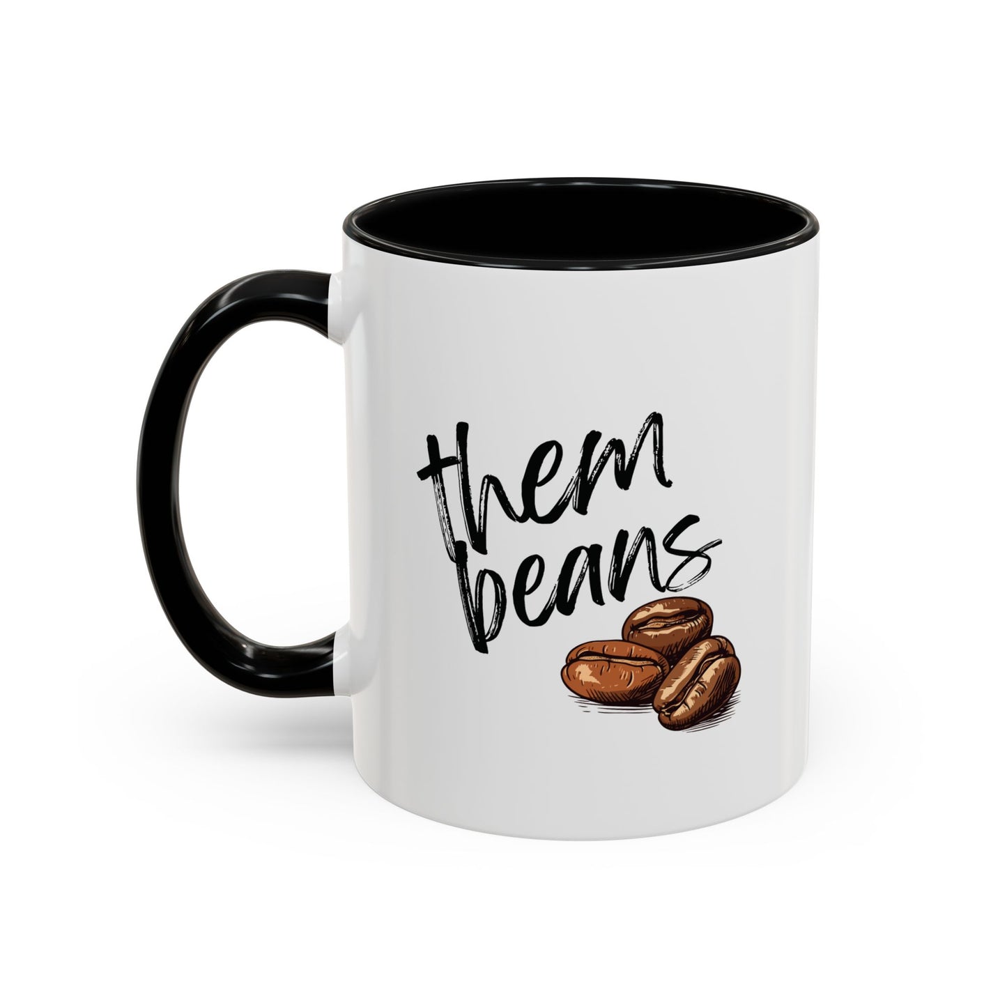 Them Beans Accent Coffee Mug (11, 15oz) | Made to Order