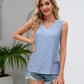 V-Neck Wide Strap Tank