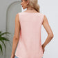 V-Neck Wide Strap Tank