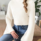 Mock Neck Long Sleeve Sweater