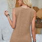 Full Size Heathered Notched Wide Strap Tank