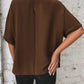 Knotted Round Neck Half Sleeve Blouse