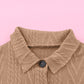 Button Up Drop Shoulder Jacket