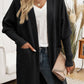 Devine Open Front Long Sleeve Cardigan