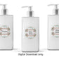 Bathroom Digital Files PNG SVG PDF JPG Format