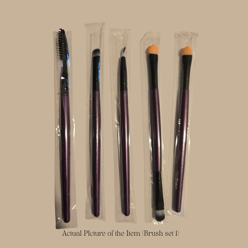 20-Piece Professional Makeup Brush Set – Purple