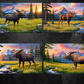 Single Moose With Scenery Digital Art in PDF SVG PNG File Formats