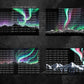 Northern Lights Digital Art in PDF SVG PNG File Formats
