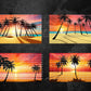 Palm Trees Digital Art in PDF SVG PNG File Formats