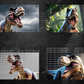 T Rex Digital Art in PDF SVG PNG File Formats