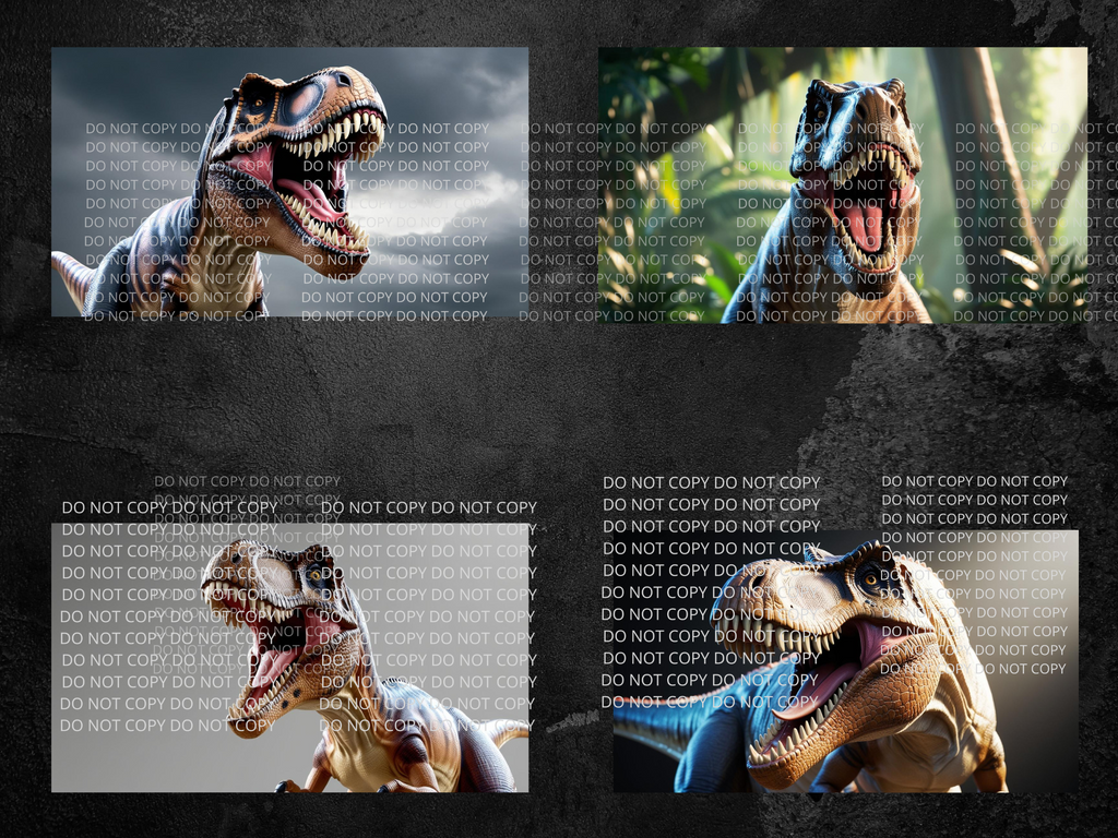 T Rex Digital Art in PDF SVG PNG File Formats