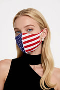 American Flag Themed Fabric Face Cover Mask
