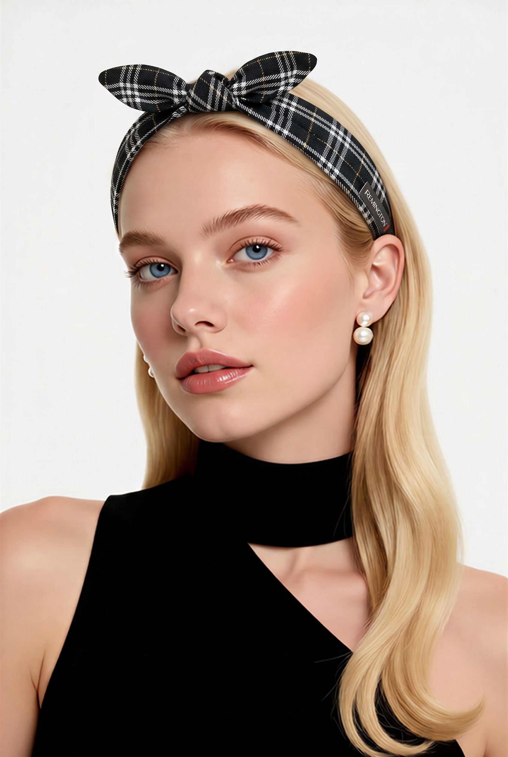 Remington Sweater Plaid Knot Headwrap