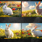 Bunny Digital Art in PDF SVG PNG File Formats