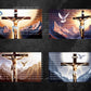 Jesus On Cross Digital Art in PDF SVG PNG File Formats