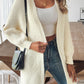 Open Front Long Sleeve Cardigan