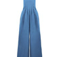 Full Size Square Neck Wide Strap Overalls