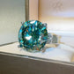 20 Carat Moissanite 925 Sterling Silver Ring