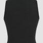 Flower Scoop Neck Knit Vest