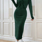 Cami Dress and Tied Long Sleeve Cardigan Set