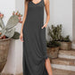 Slit Scoop Neck Sleeveless Maxi Dress