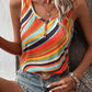 Color Block Round Neck Tank