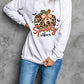 Graphic Round Neck Long Sleeve Sweatshirt