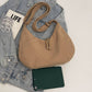 Ribbed Adjustable Strap Shoulder Bag