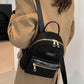 Suede Adjustable Strap Backpack Bag