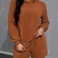 Long Sleeve Hoodie and Pocketed Shorts Set