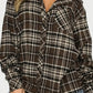 Full Size Plaid Collared Neck Long Sleeve Shirt