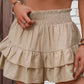 Smocked Layered Shorts