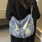 Raw Hem Gradient Crossbody Bag