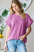 Heimish Full Size Short Sleeve Round Neck T-Shirt *