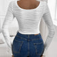 Scoop Neck Long Sleeve Top