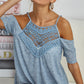 BiBi Front Crochet Lace Adjustable Strap Top - Brand BiBi