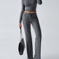 Devine Round Neck Long Sleeve Top and Drawstring Pants Set